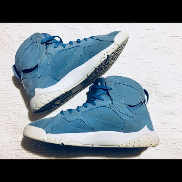 👊🏽 Men’s Carolina Blue 7’s (Size 11.5) - Picture 3 of 8